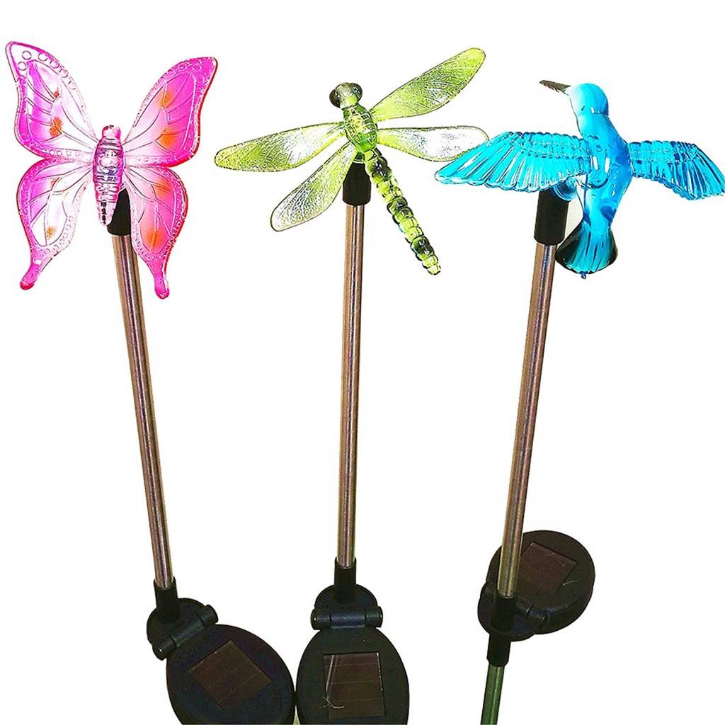 Colorful Light Led Solar Stake Decoration Lighted Garden Accent
