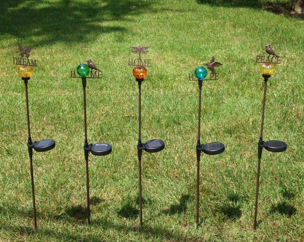 Decorative Acorn Garden Stakes