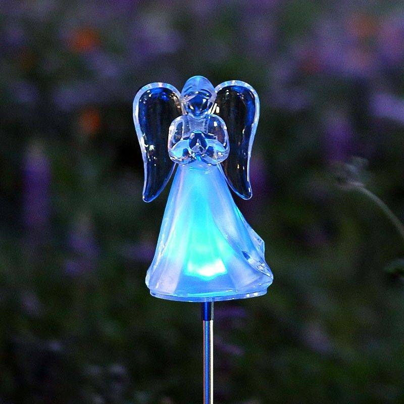 Solar Powered Decorative Lights Garden Stakes Choose Home Peace Dream