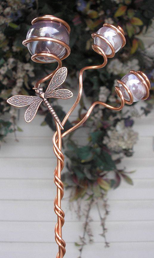 Garden Stake Decorative Rusted Garden Decor Spear