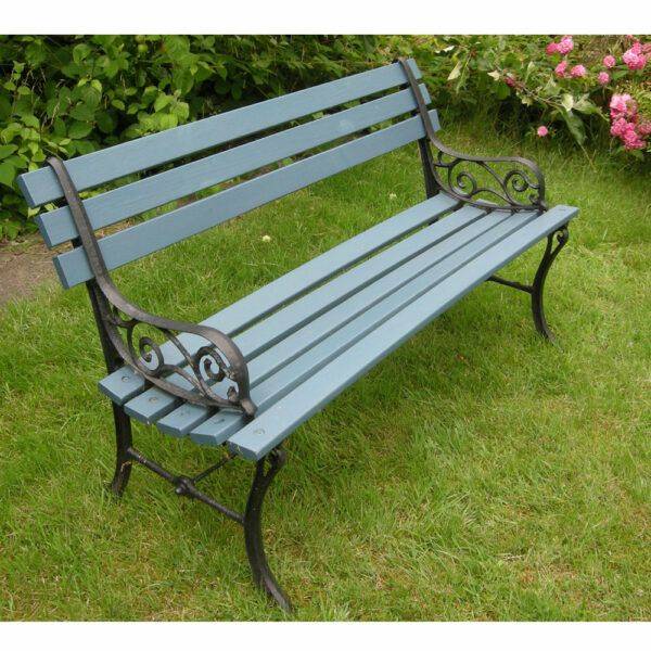 Safavieh Adina Indooroutdoor Wrought Iron Rustic Garden Bench