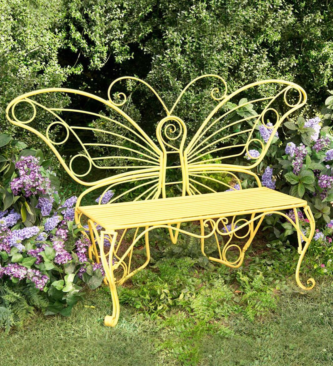 Pineapple Metal Garden Bench