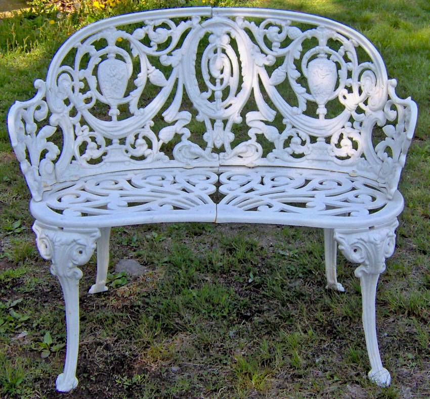 Antiques Atlas Antique Regency Wrought Iron Garden Seat Bench