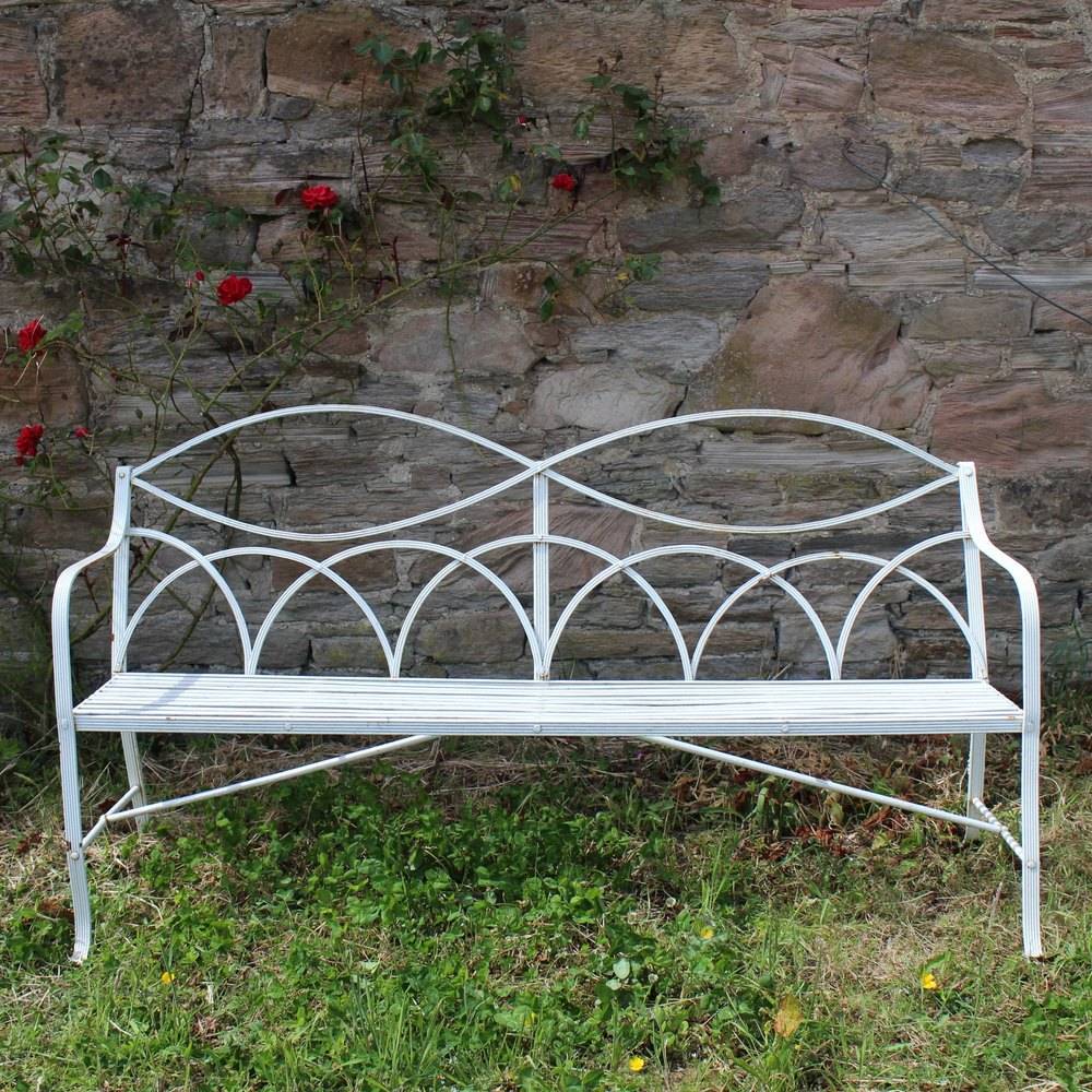 Antiques Atlas Small Cast Iron Garden Bench