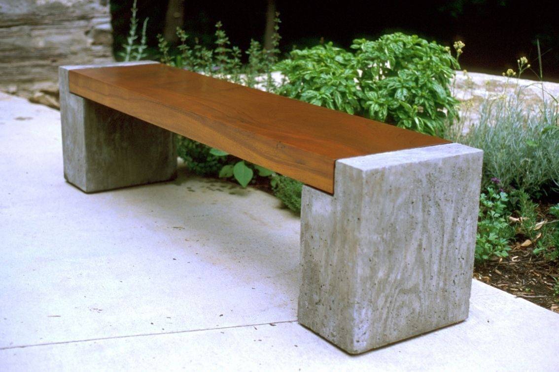 Outdoor Concrete Benches Designs