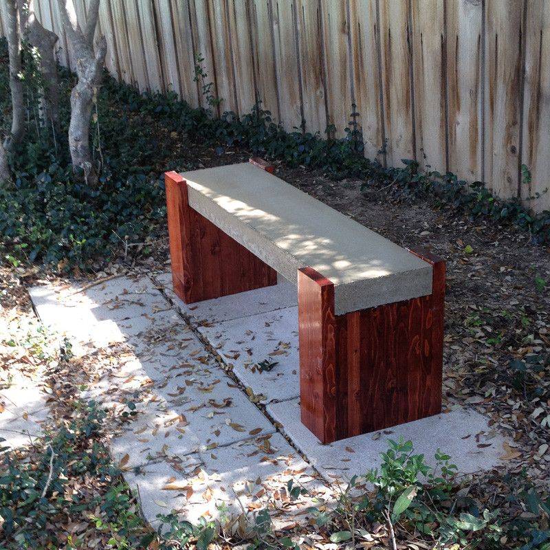 Vintage Concrete Garden Benches
