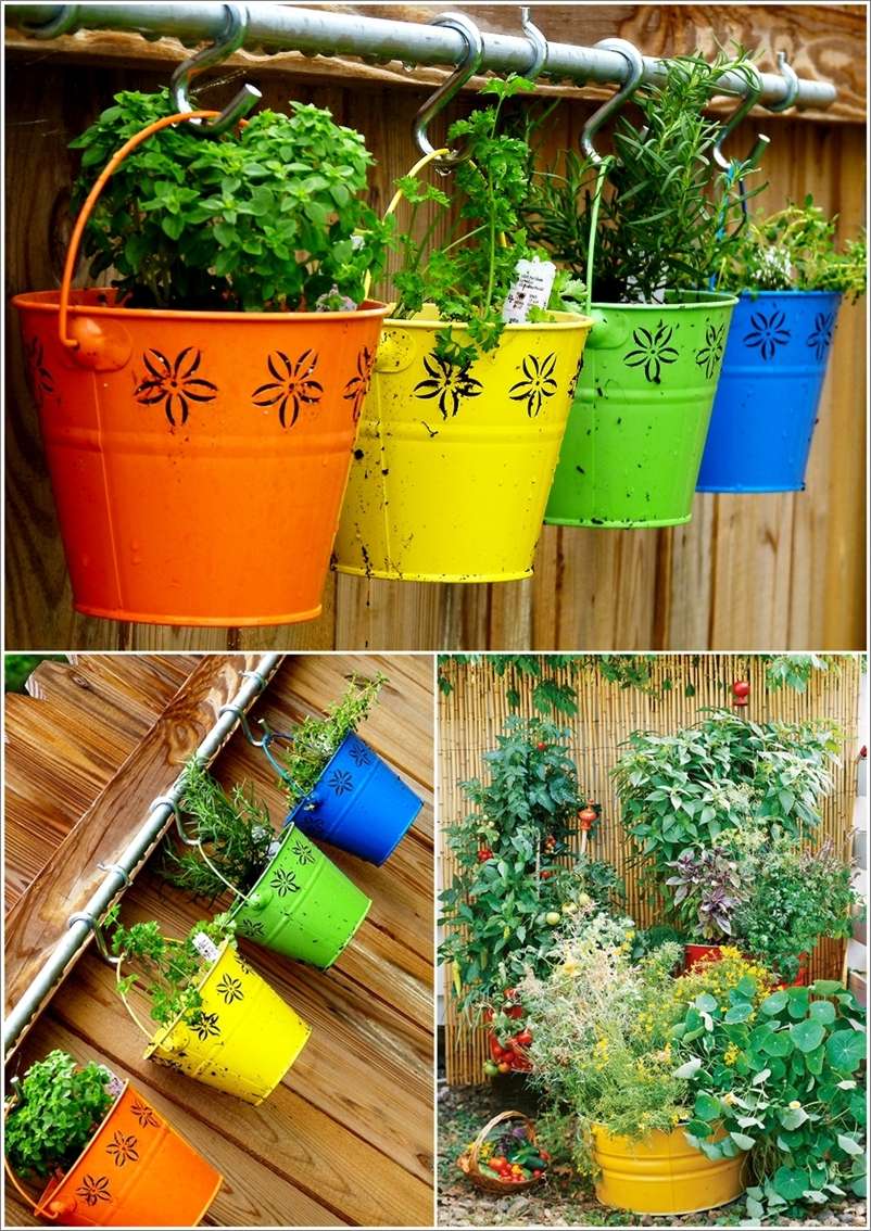 Tall Vertical Wooden Pallet Gardening