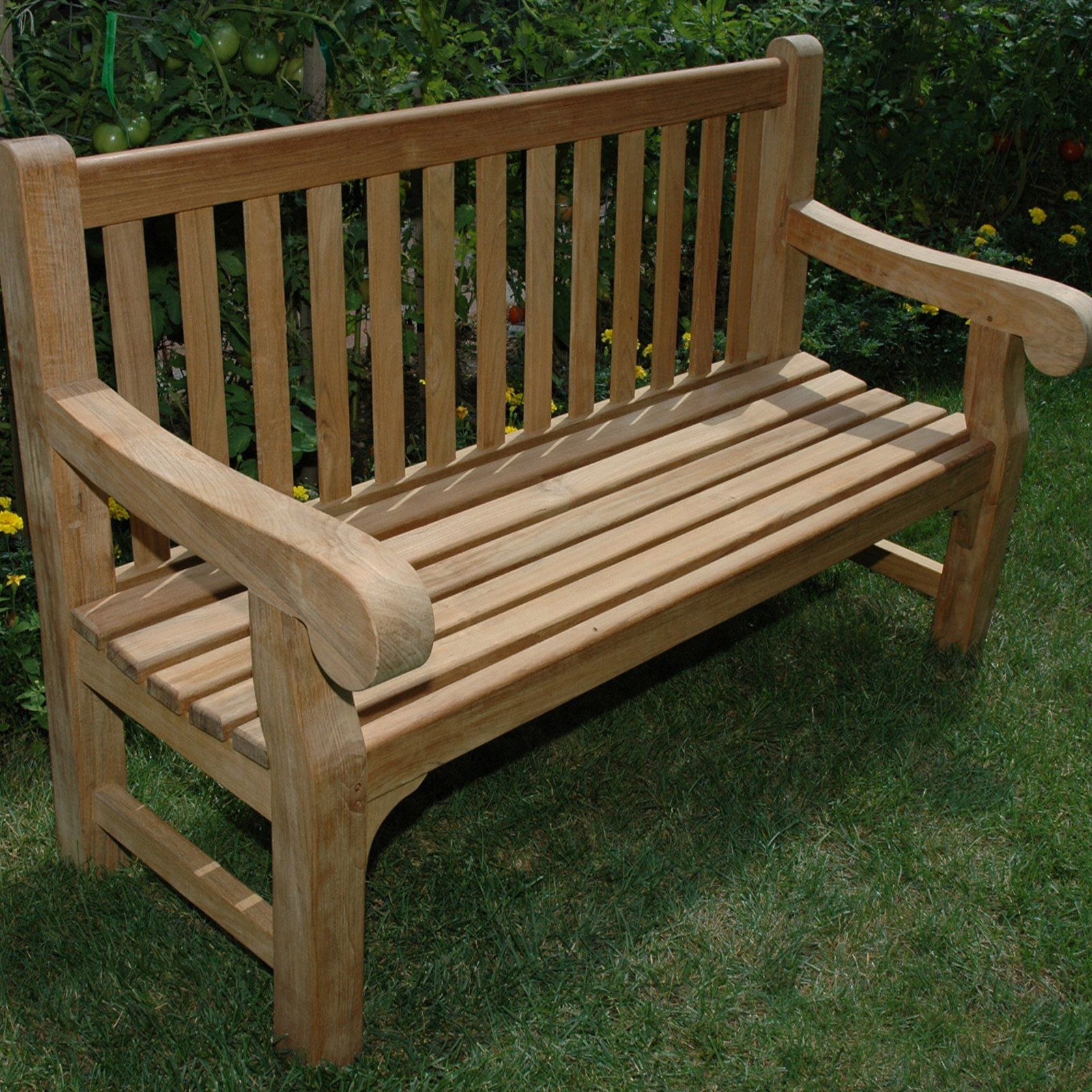 Teak Wood Outdoor Garden Bench