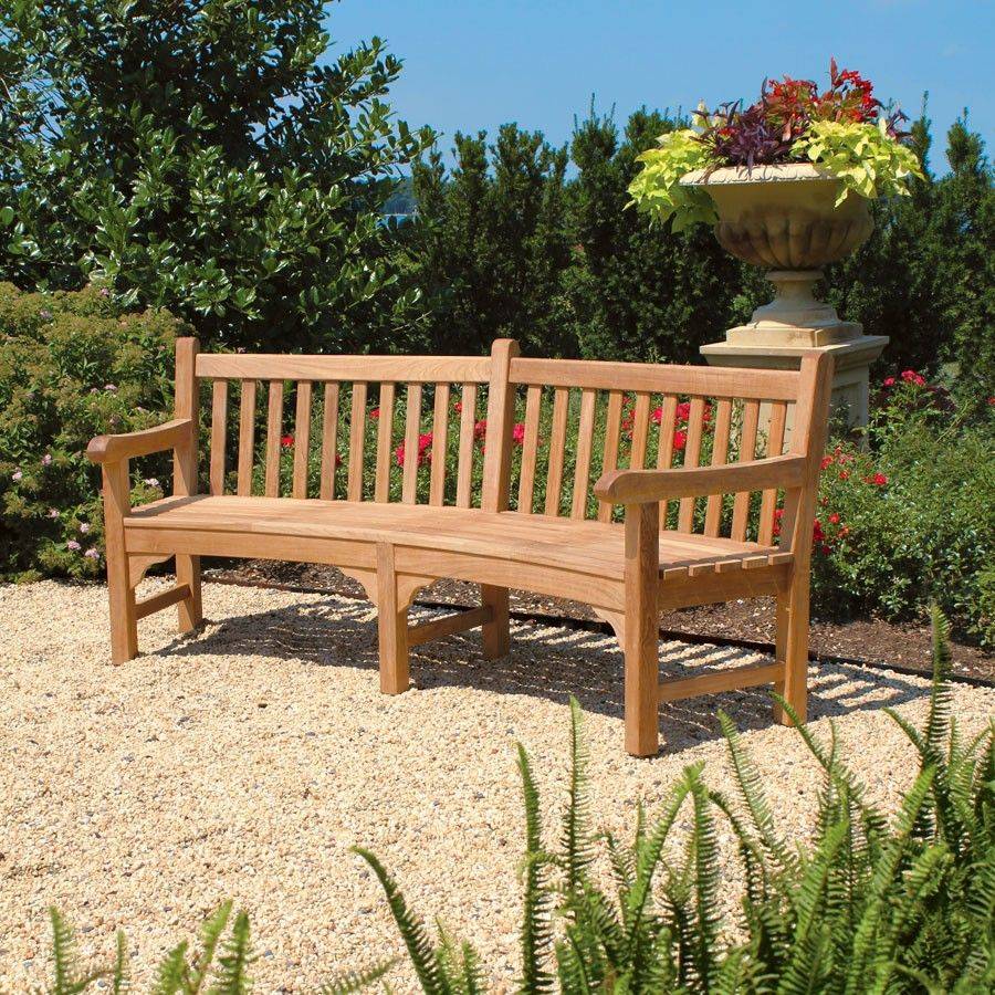 20 Curved Teak Garden Bench Ideas Worth A Look Sharonsable