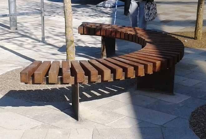 Curved Metal Outdoor Benches Budapestsightseeingorg
