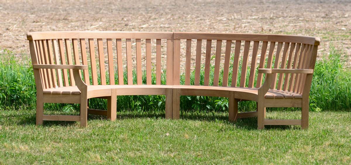 Semicircular Garden Bench Diy