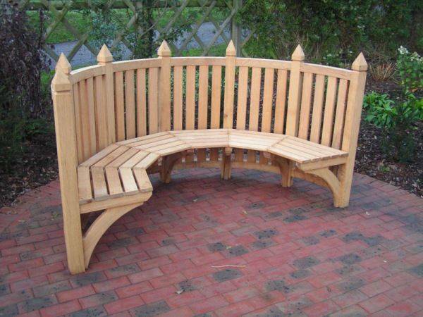 Half Circle Tree Bench