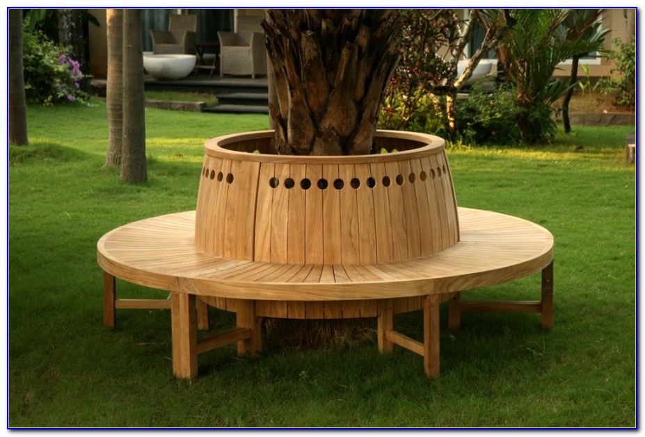 Henley Teak Curved Garden Bench Semi Circle Bench