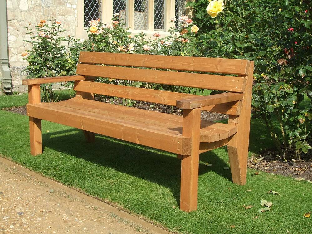 Cool Teak Garden Bench