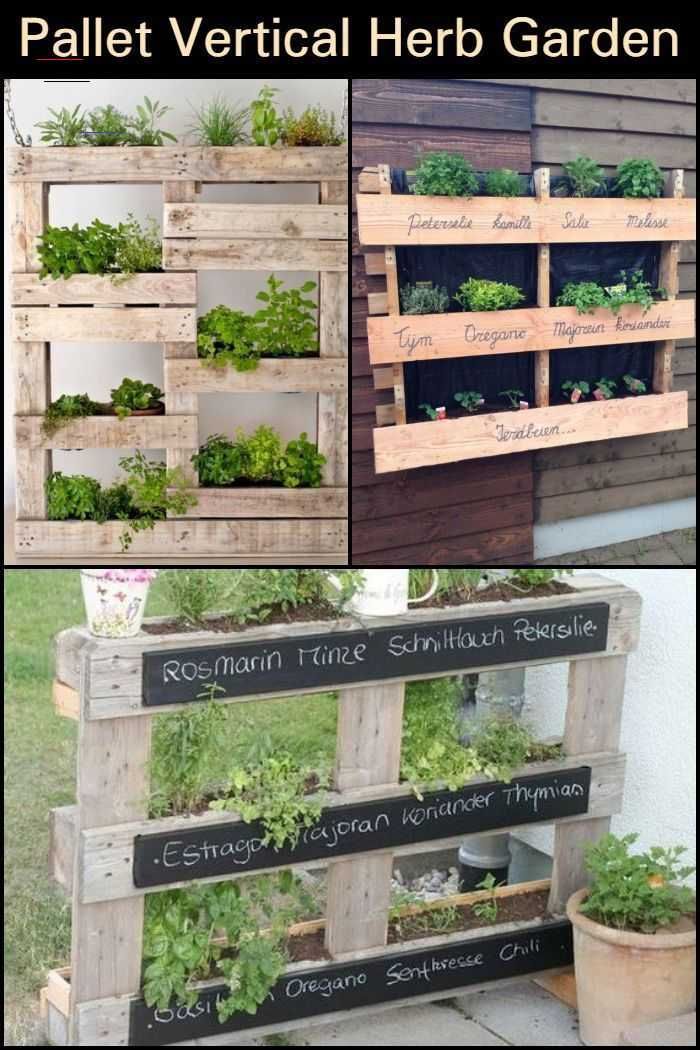 Pallet Wall Hanging Herb