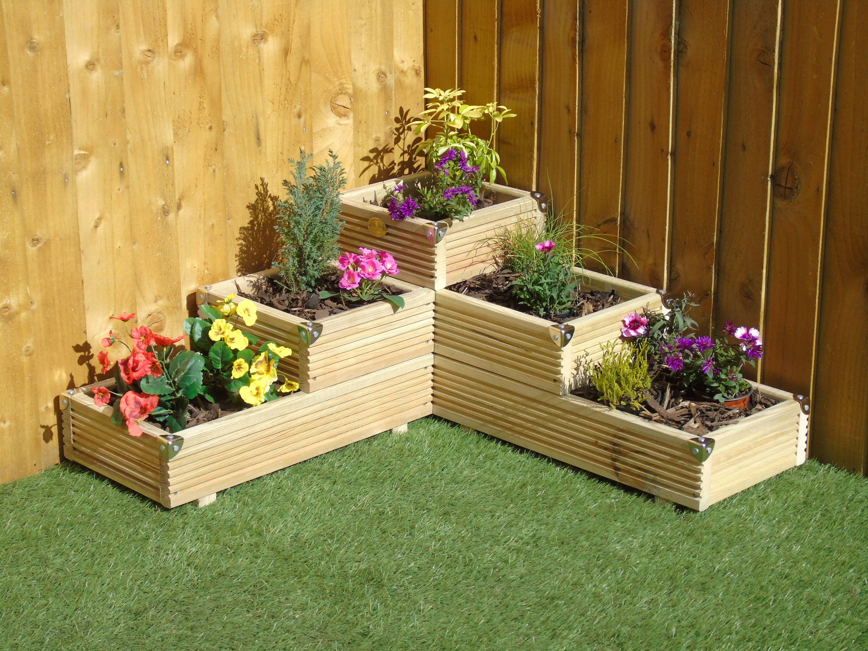 Tier Outdoor Wooden Garden