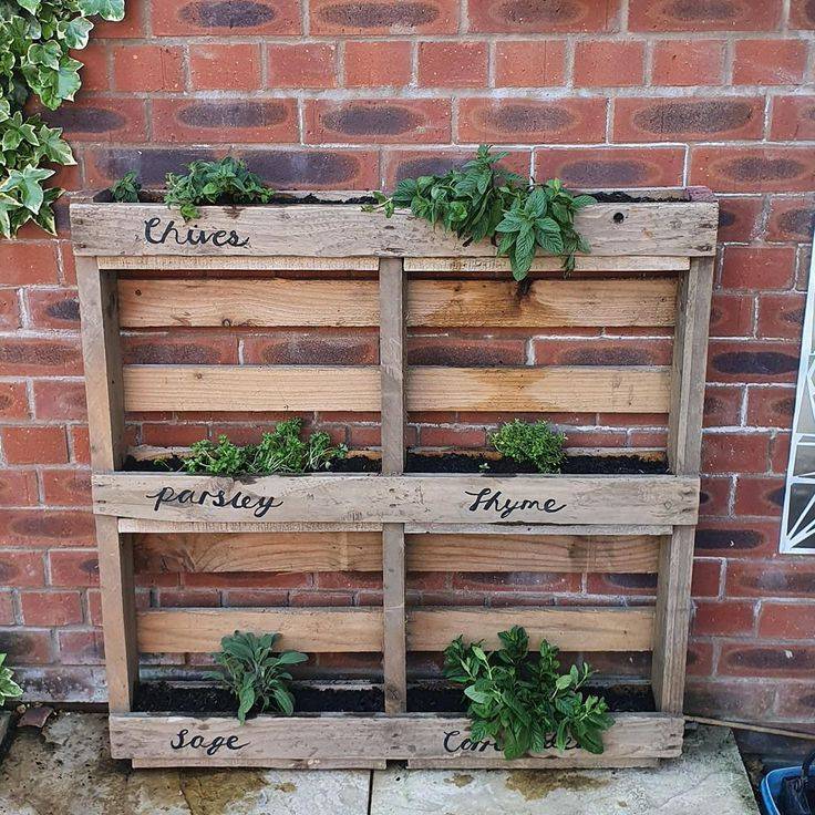 Pallets Herb Garden