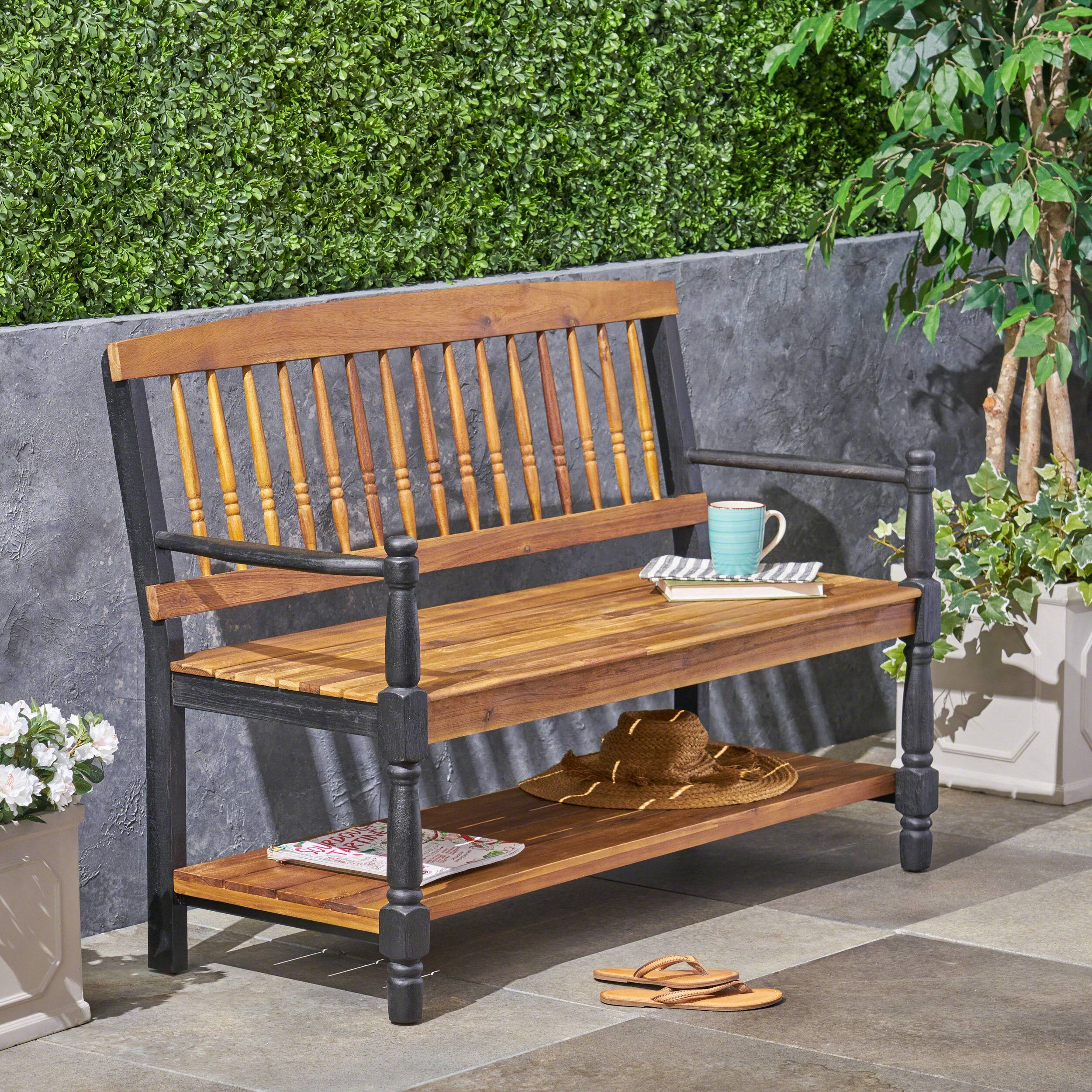 Kingsley Bate Chippendale Teak Bench Teak Garden Bench