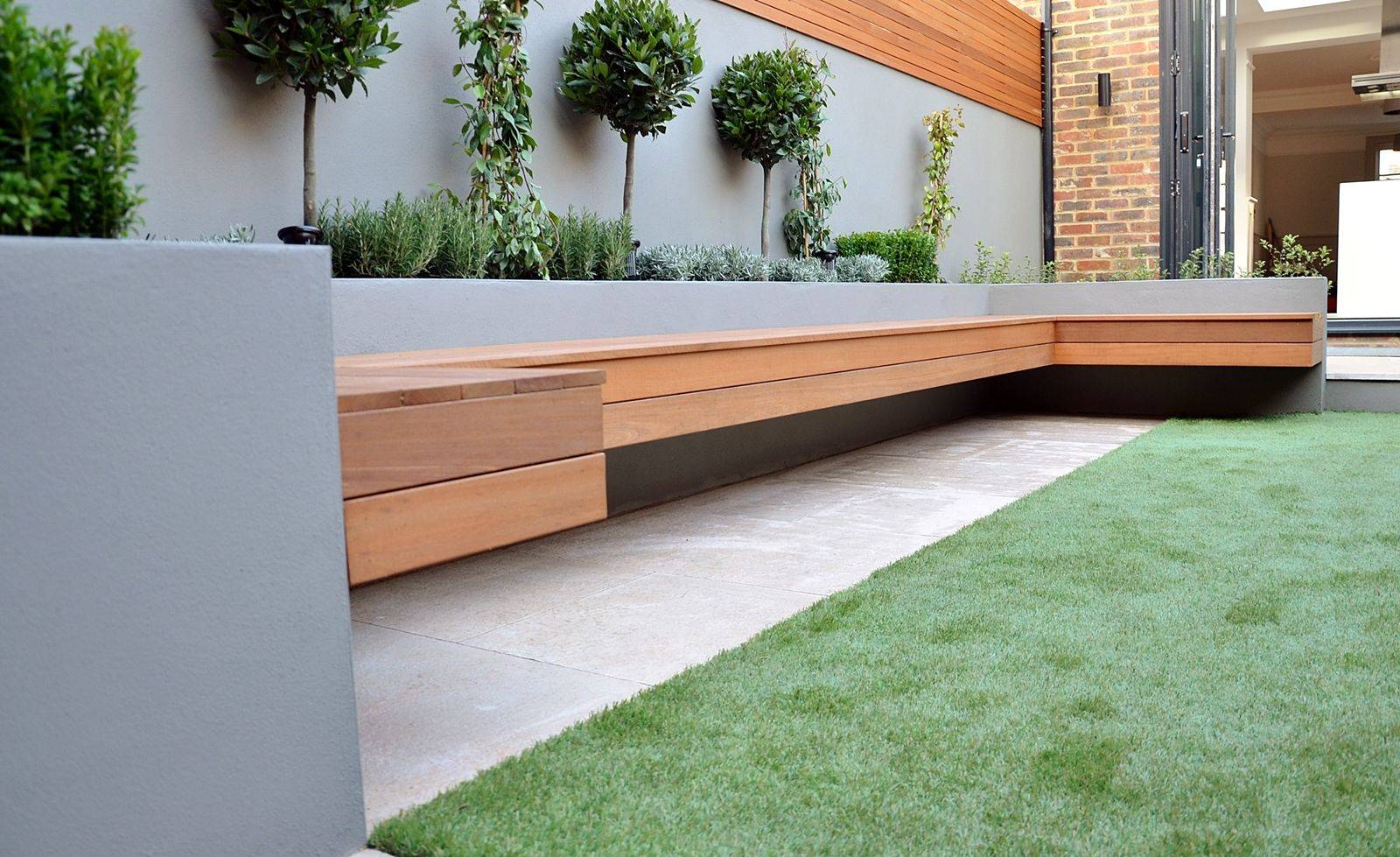 Modern Garden Design London Natural Sandstone Paving Patio Design
