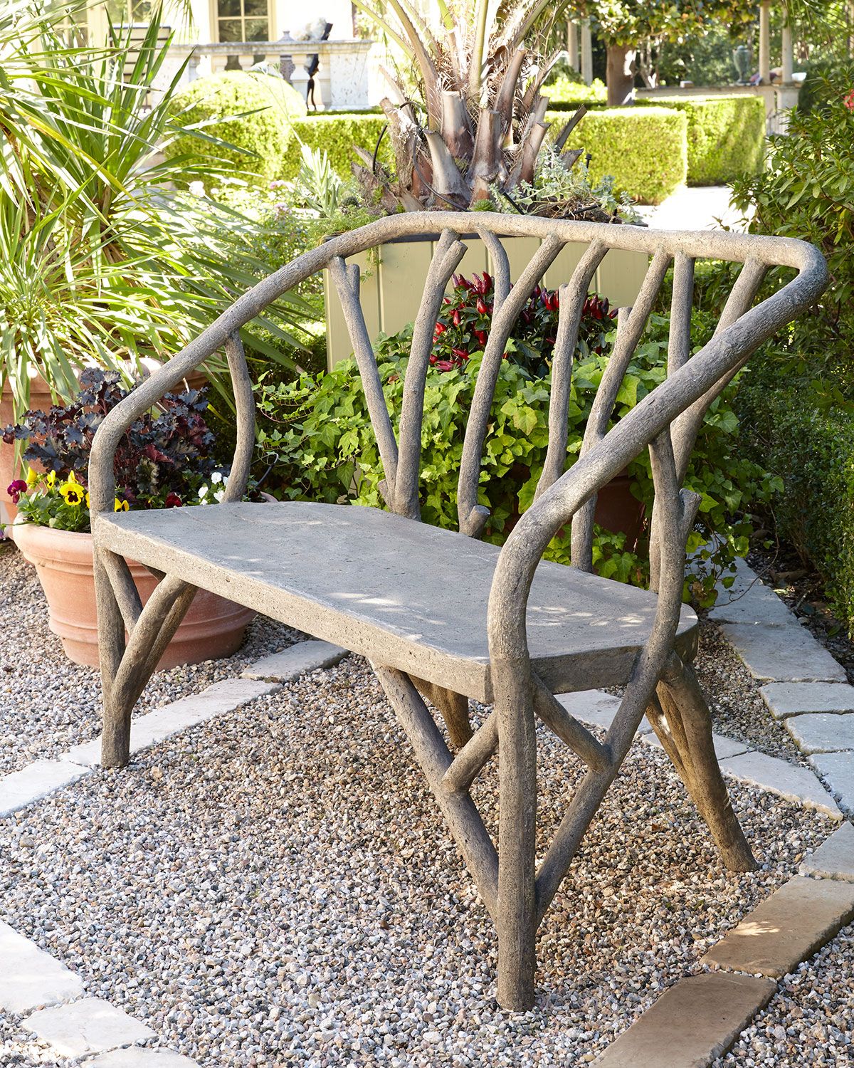 Simple Resin Garden Bench Home Decor And Garden Ideas