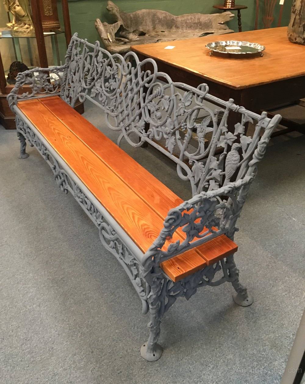 Antiques Atlas Cast Iron Garden Bench