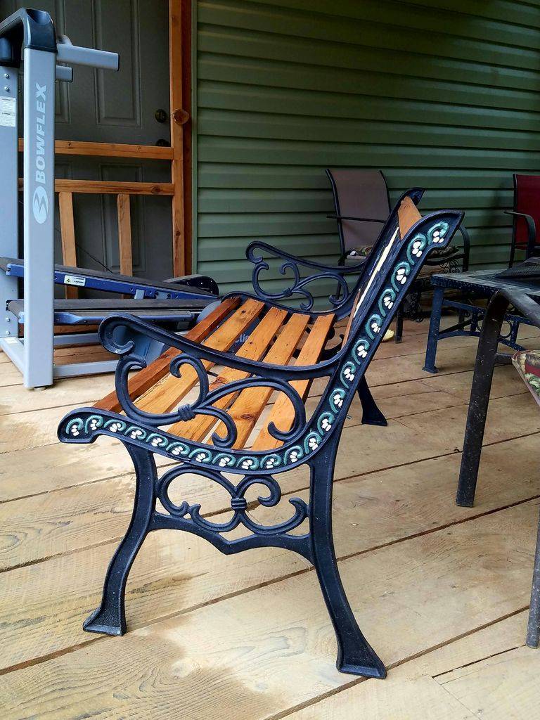 Standard Wrought Iron Garden Bench Wrought Iron Bench