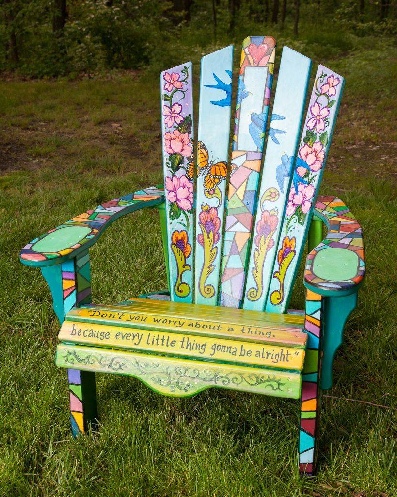 Colours Painted Garden Furniture Bright Painted Furniture Garden