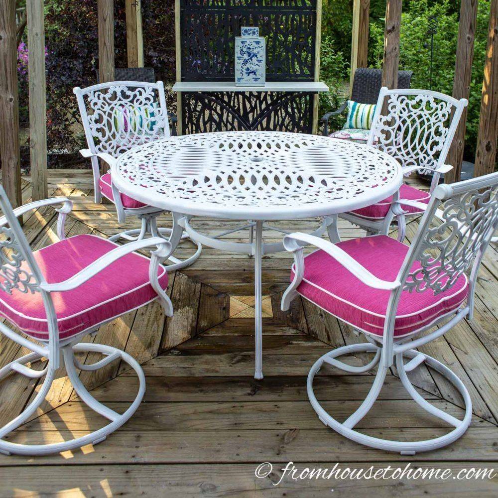24 Painted Garden Furniture Ideas To Consider SharonSable