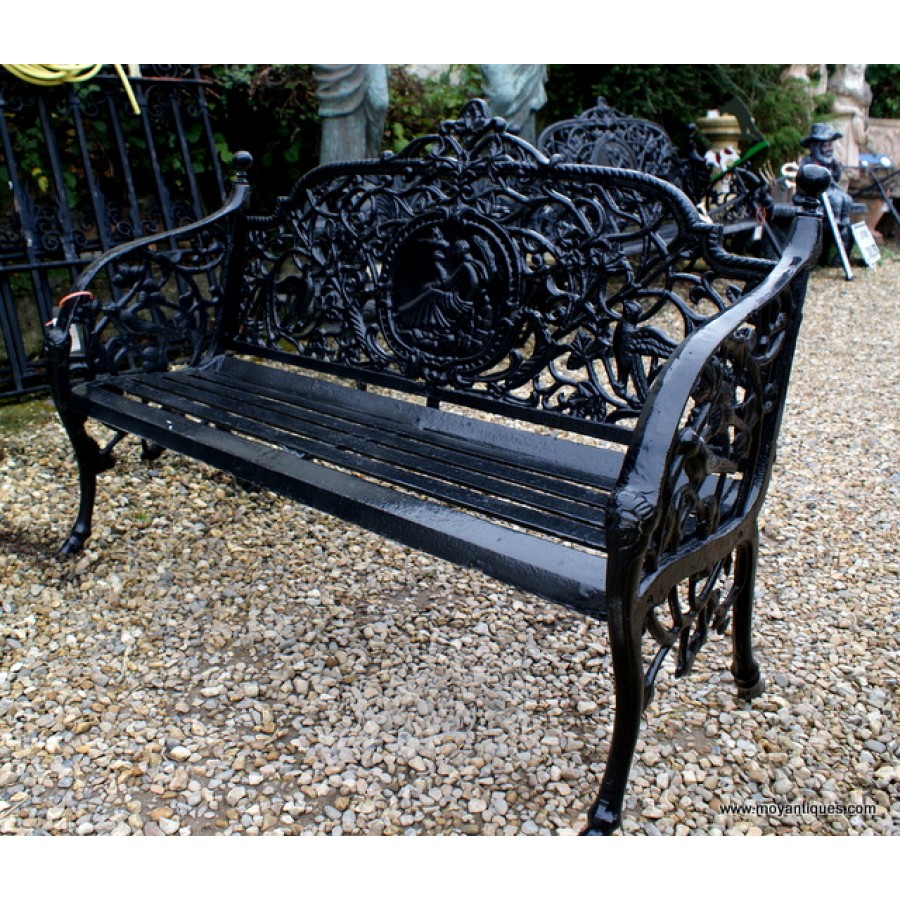 Cast Iron Antique Garden Bench