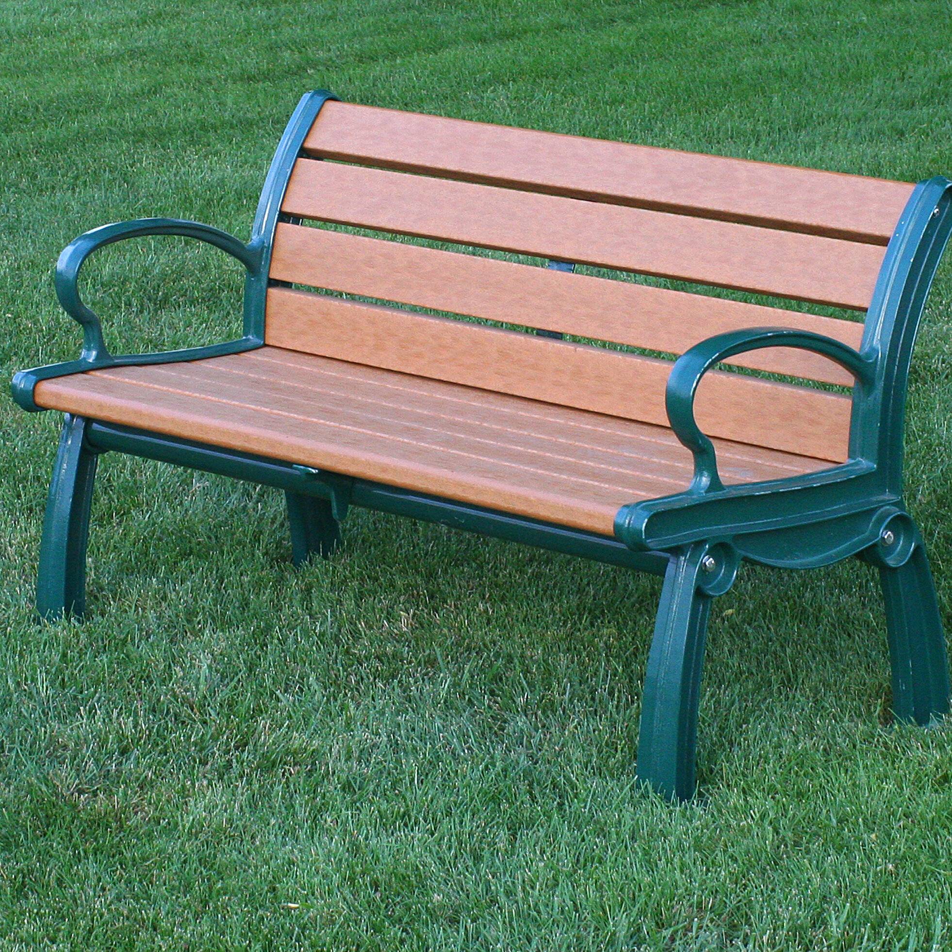Frog Furnishings Central Park Recycled Plastic Bench Pbcpe