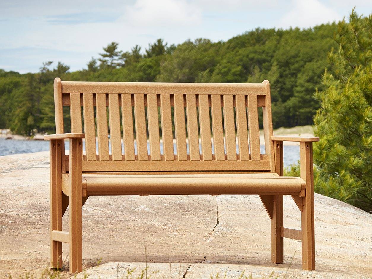 Highwood Ecofriendly Recycled Plastic Lehigh Garden Bench