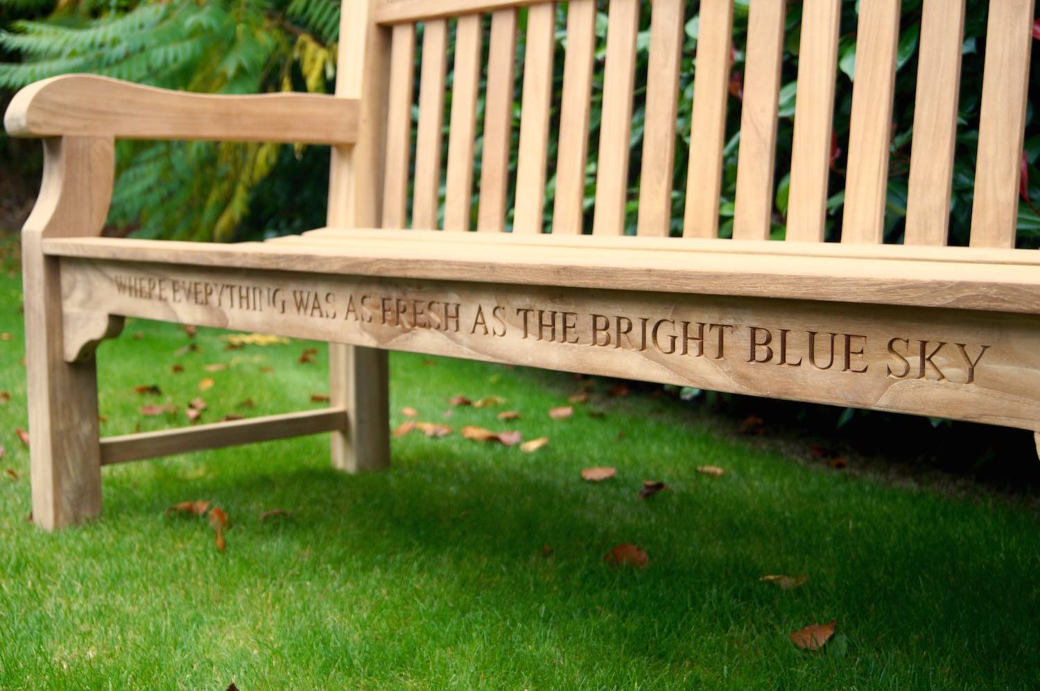 The Perfect Memorial Park Bench