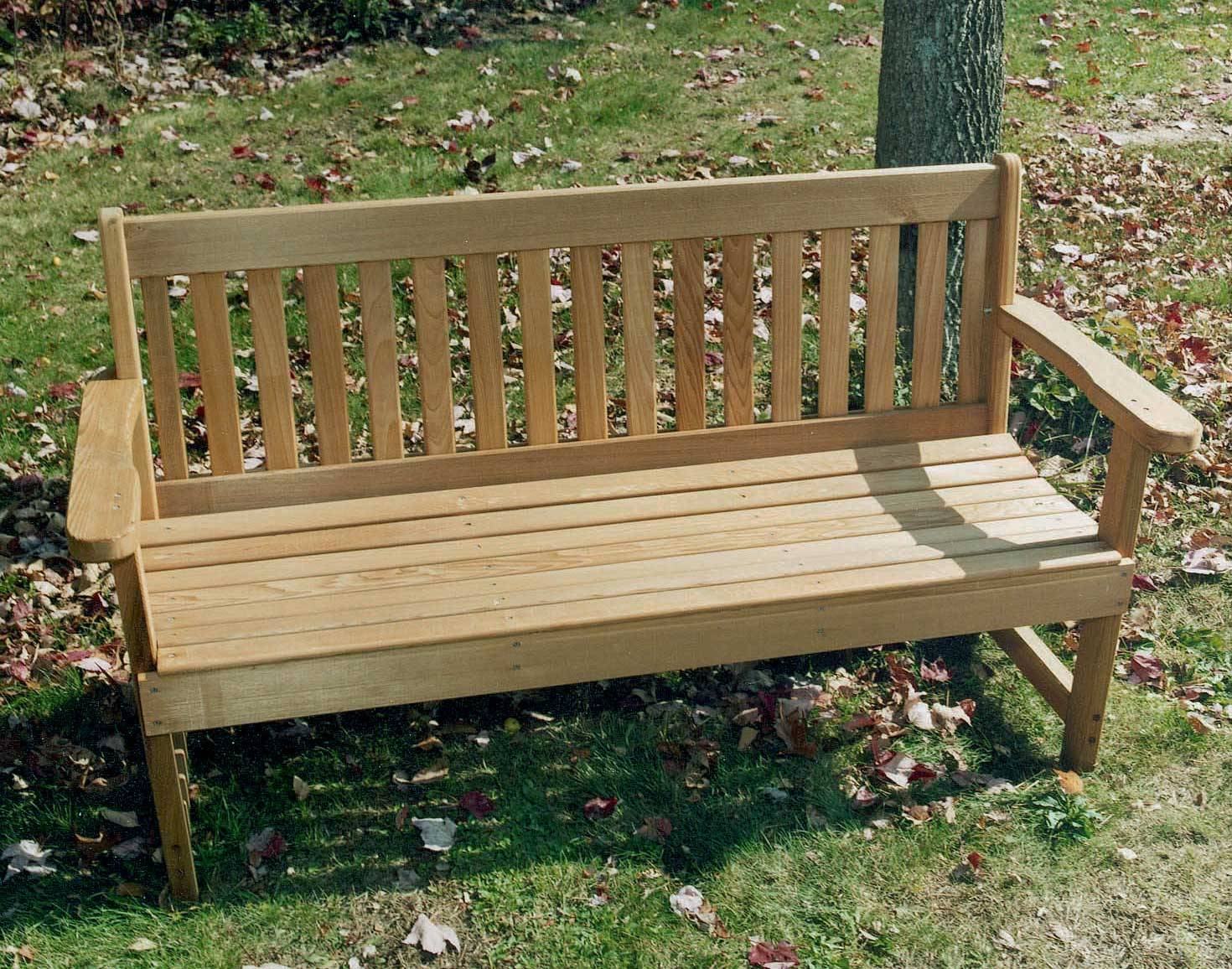 Reclaimed Redwood Bench