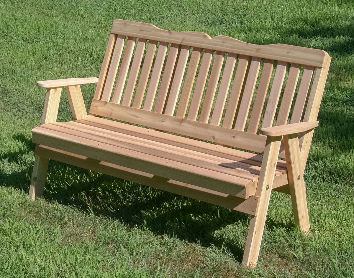 23 Red Garden Bench Ideas To Try This Year | SharonSable