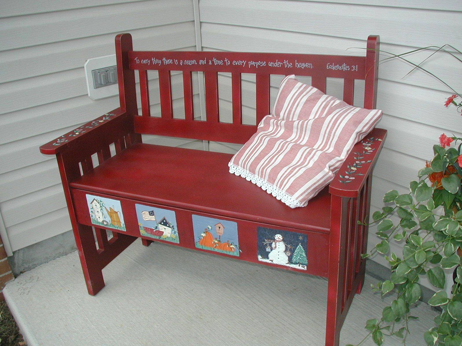 25 Garden Bench Paint Ideas You Cannot Miss SharonSable