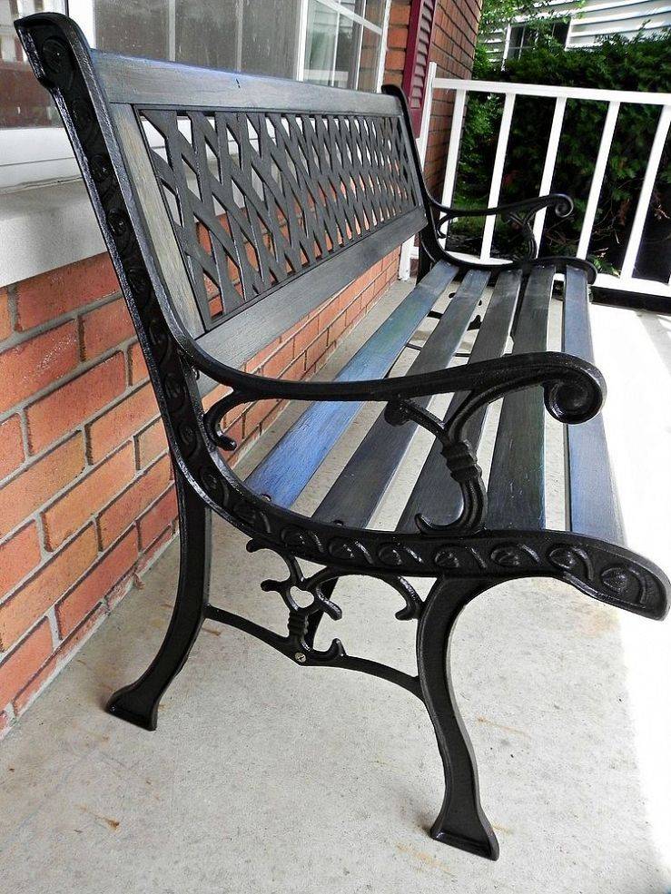 25 Garden Bench Paint Ideas You Cannot Miss SharonSable