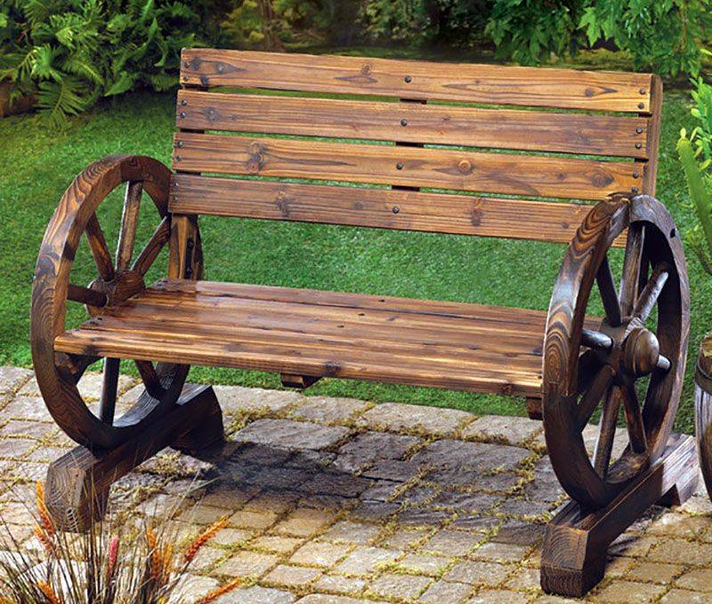 Cute Bench Garden Art