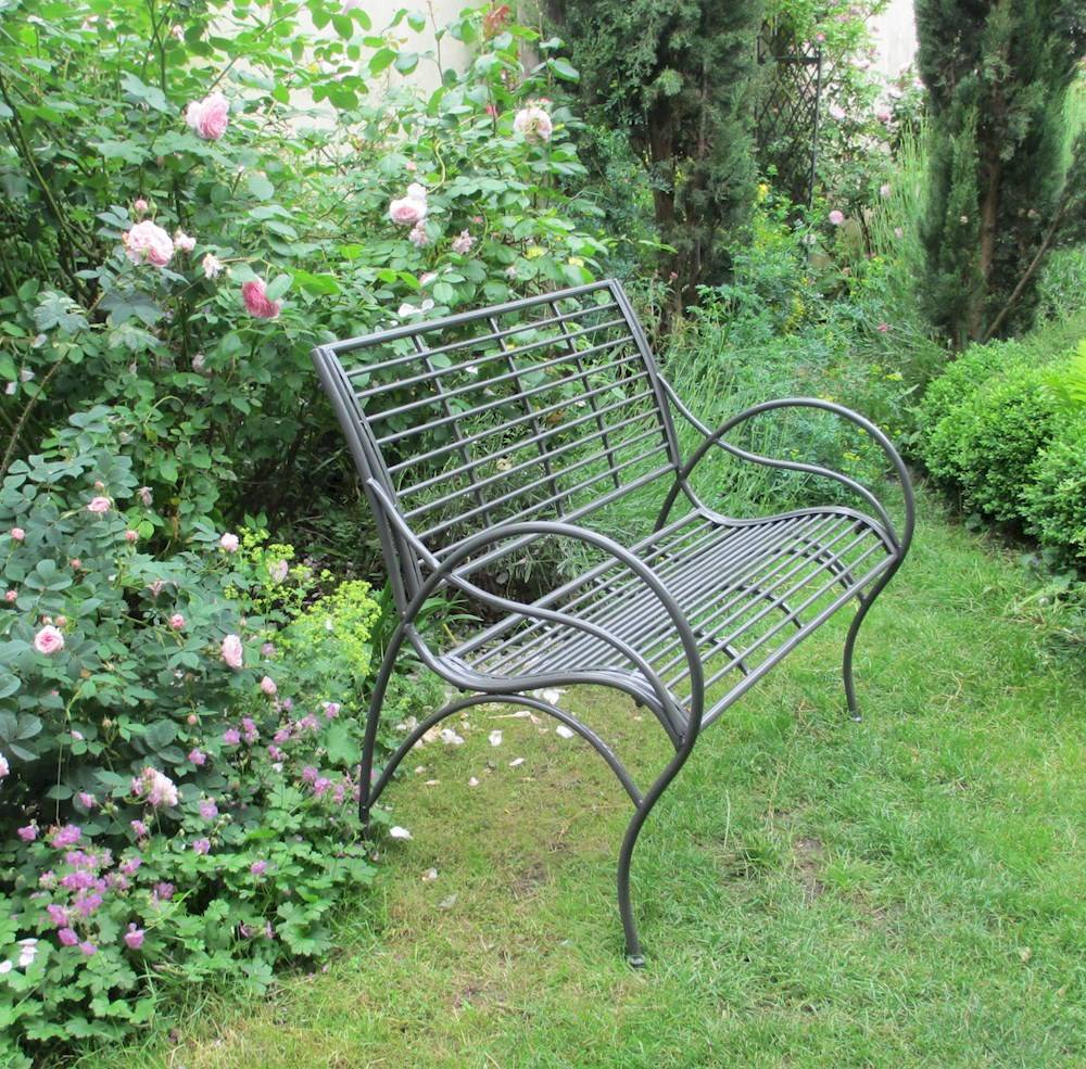 Cream Garden Bench Melody Maison