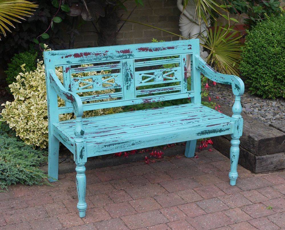 20 Shabby Chic Garden Bench Ideas You Should Look SharonSable