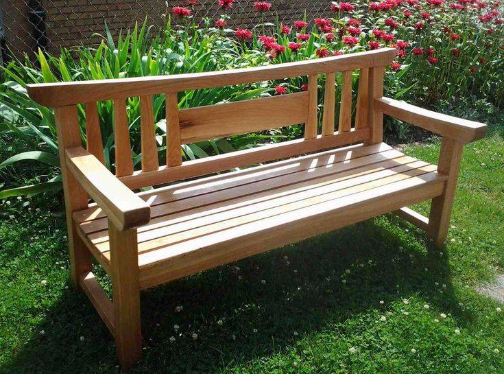 Cool Teak Garden Bench