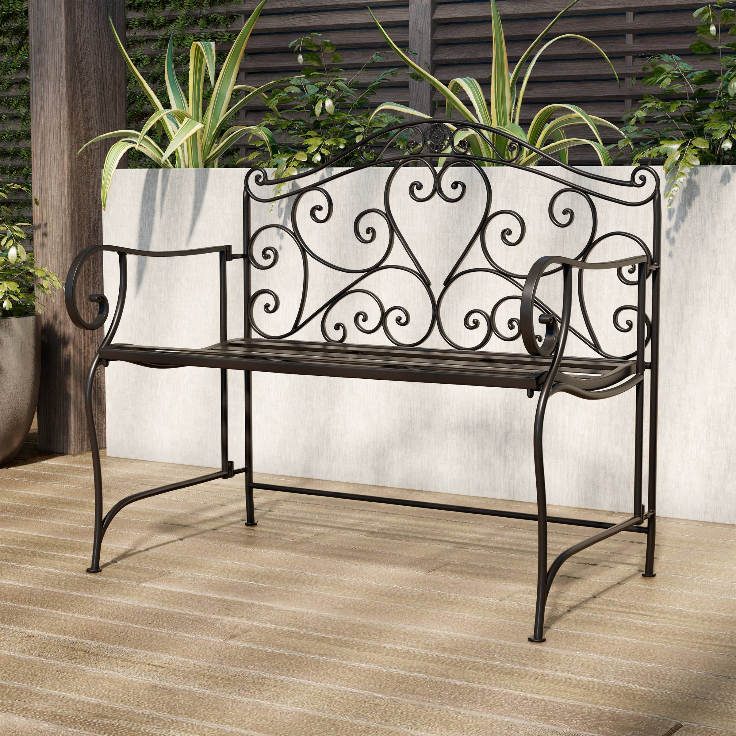 Metal Outdoor Bench