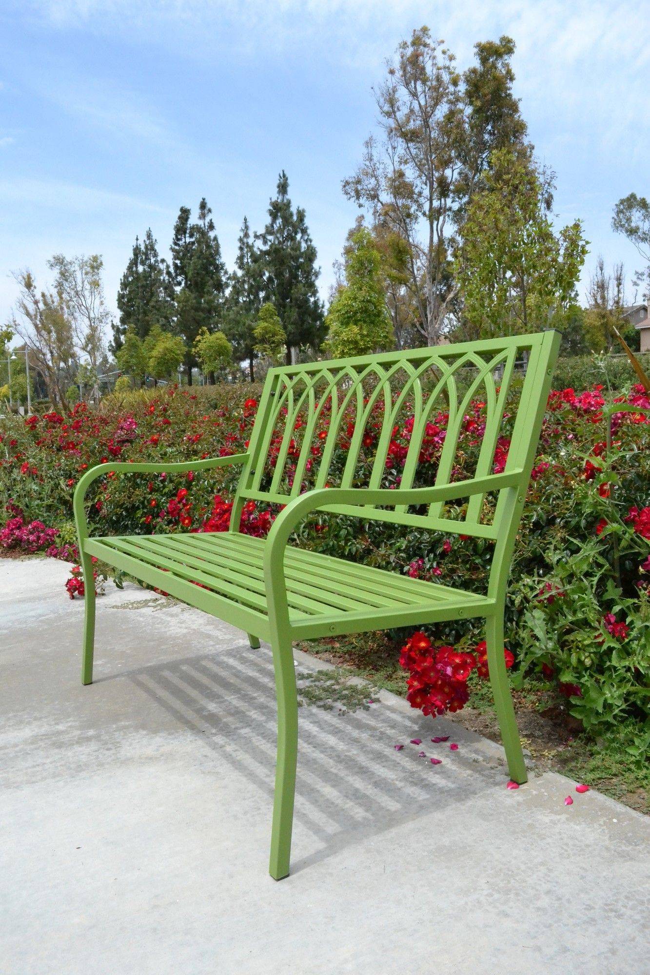 Metal Outdoor Chair Bench