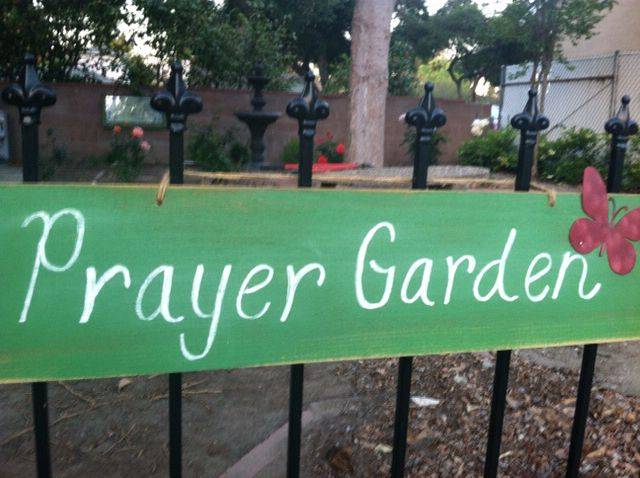 Garden Sign Wood Outdoor Sealed Color Options Garden Sign