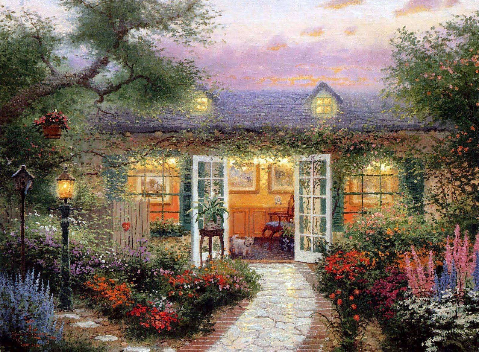 Garden Manor Thomas Kinkade Studios
