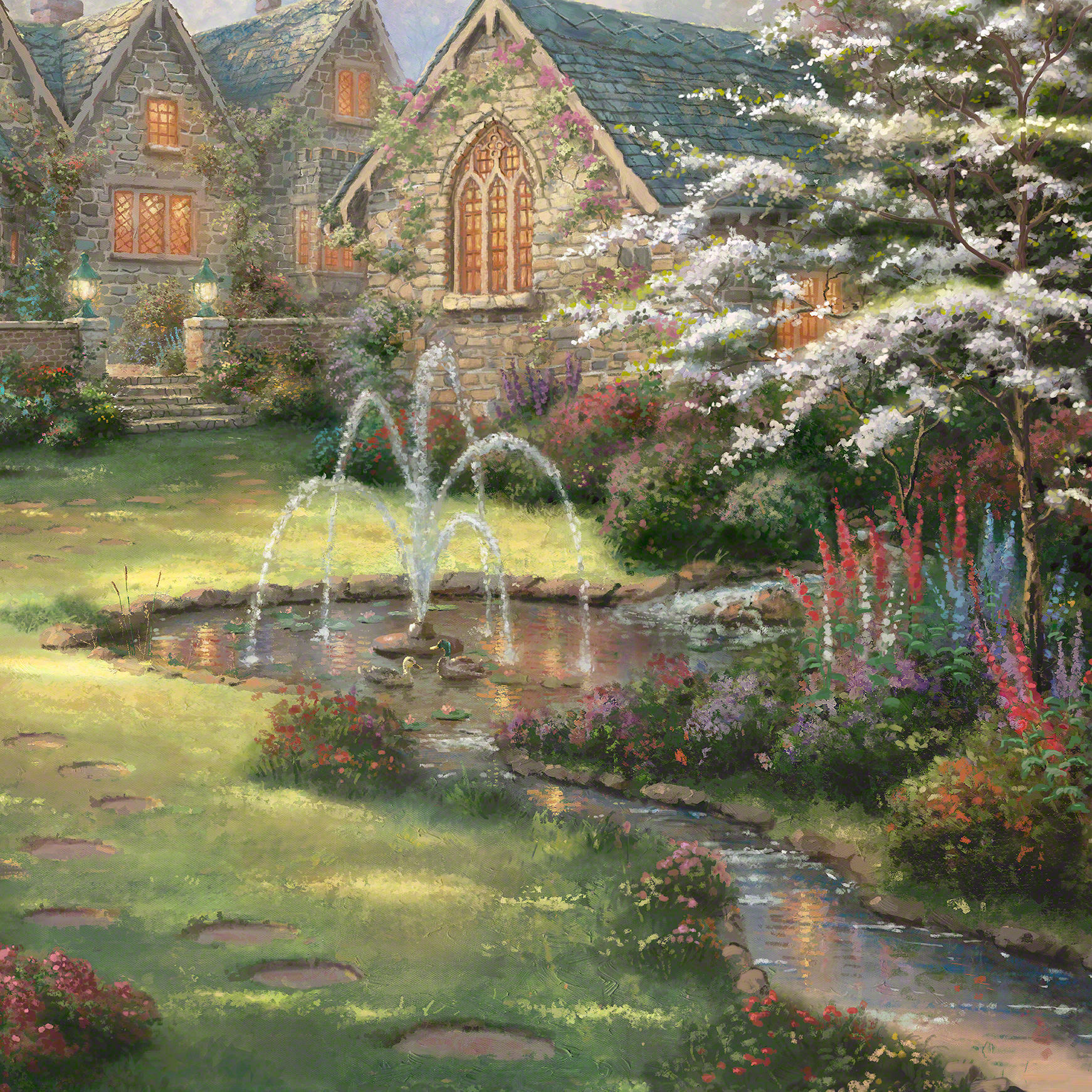 Thomas Kinkade Rose Garden Wedding Decorations Ideas