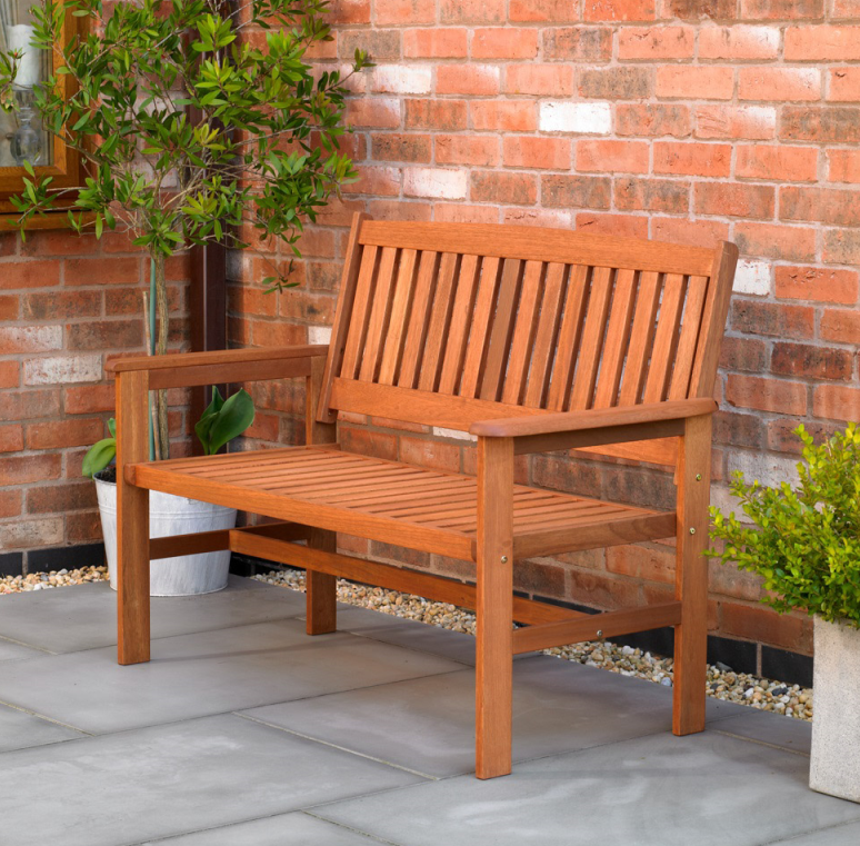 Solid Wood Natural Colour Wooden Patio Outdoor