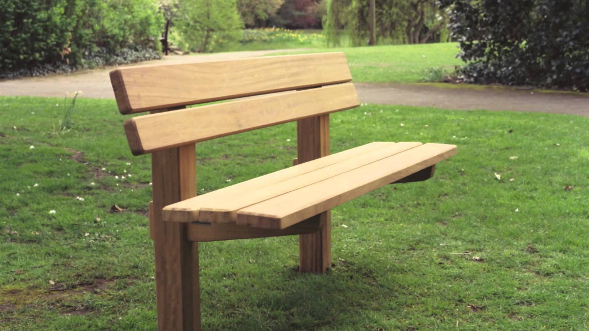 Ipe Hardwood Bench Modern Outdoor Benches