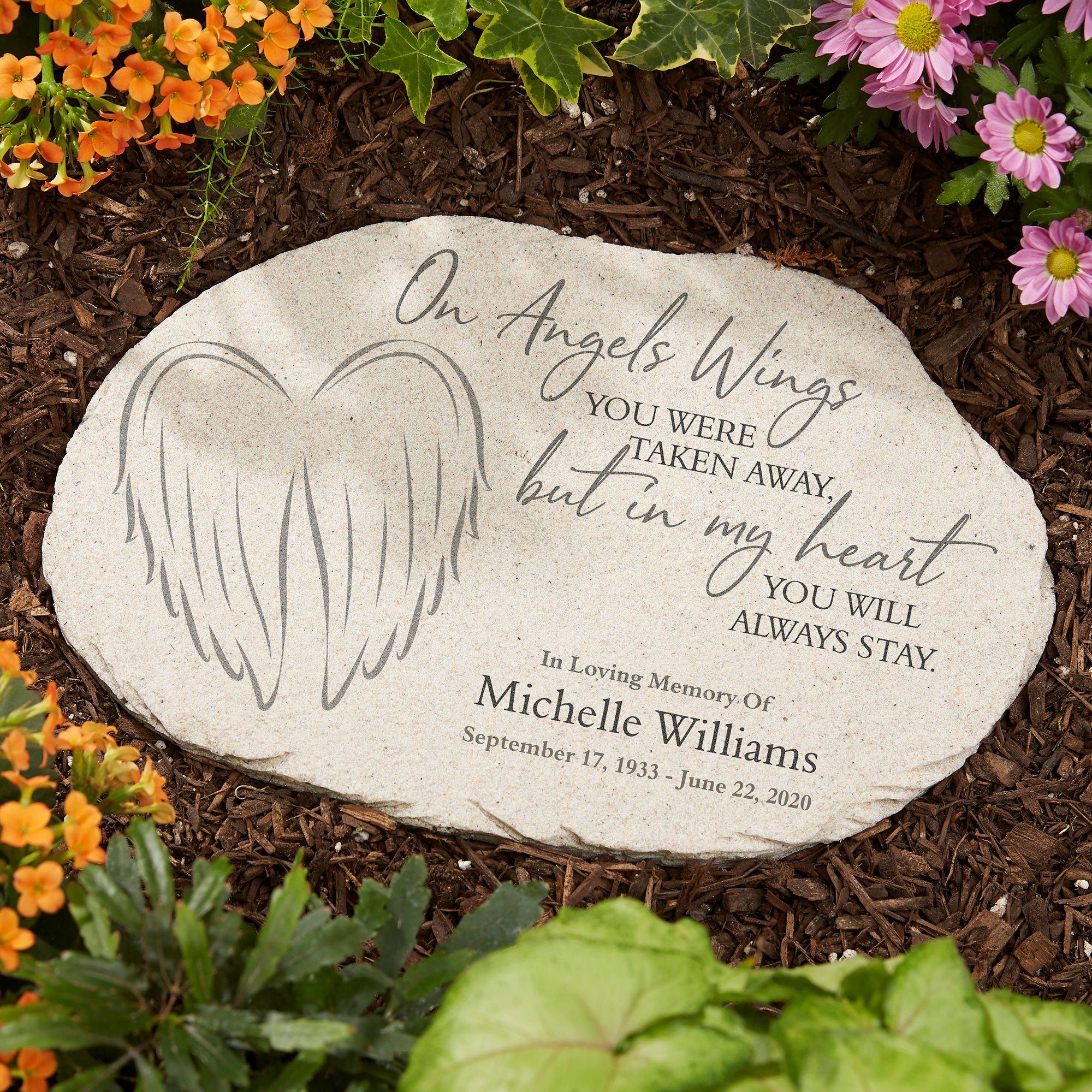 Engraved Pet Memorial Garden Stone