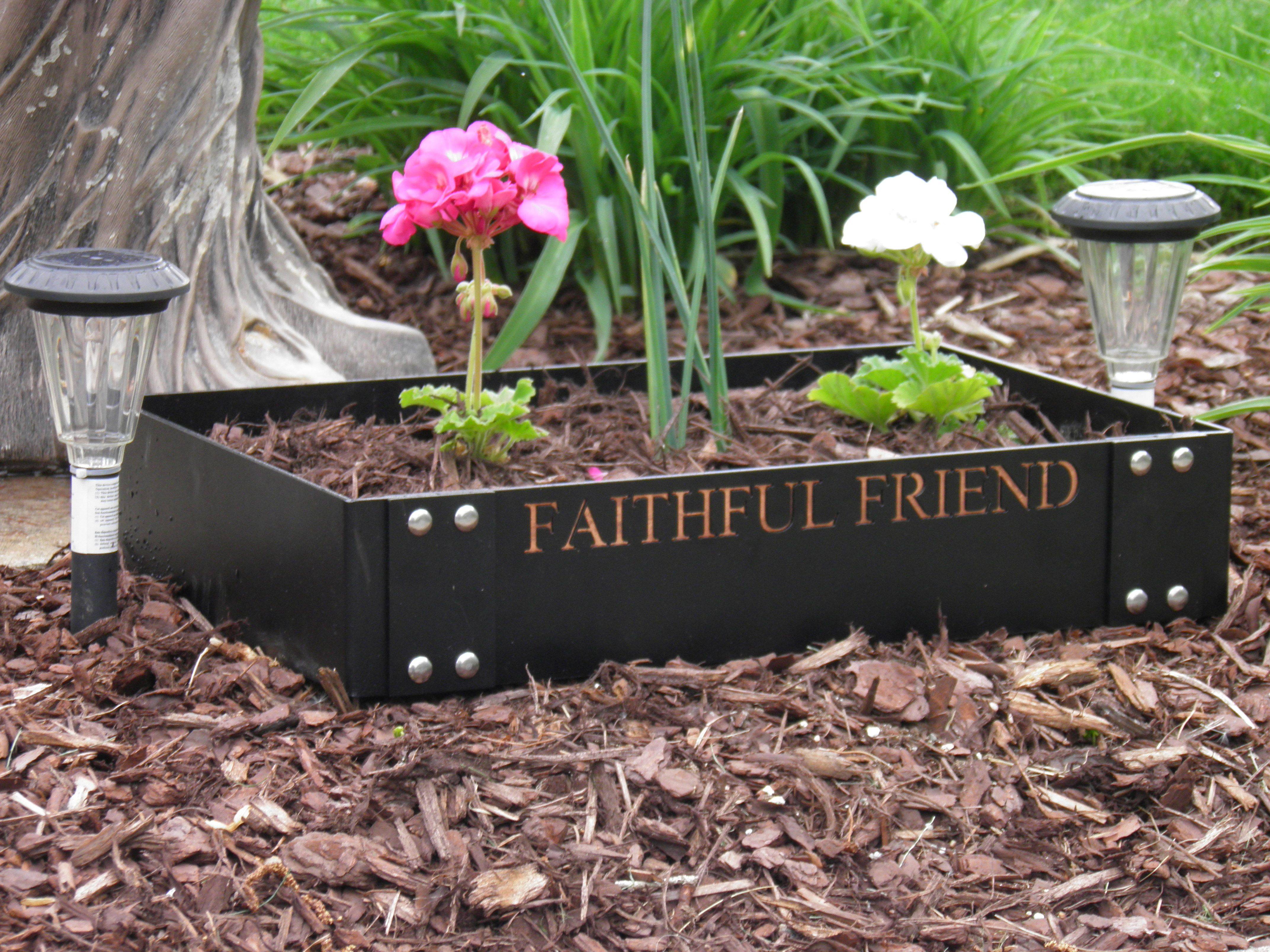 Engraved Pet Memorial Garden Stone