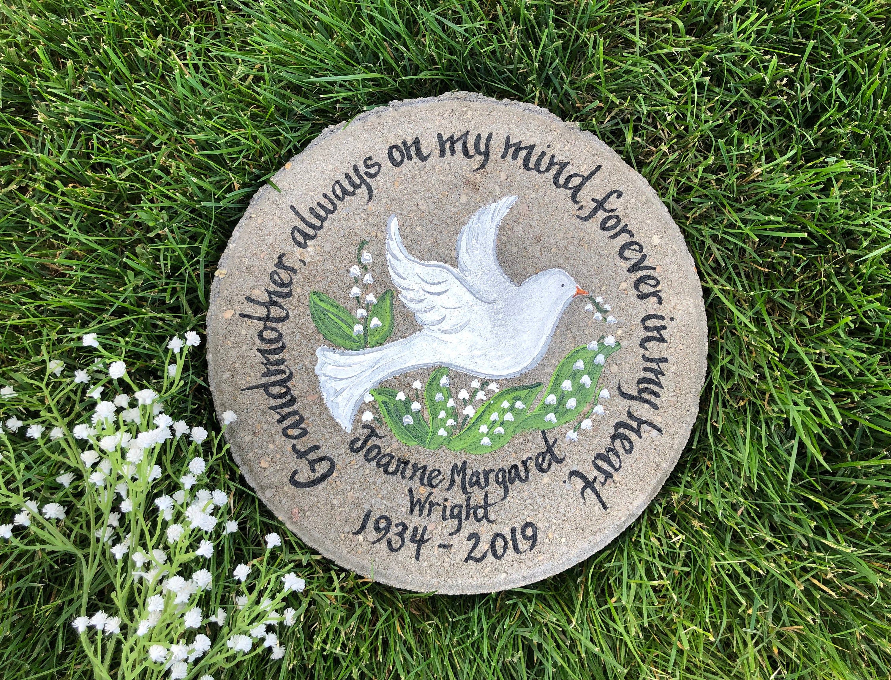 This Beautiful Memorial Garden Stone